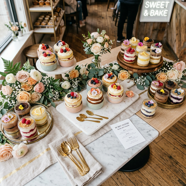 Heaven in a Bite dessert table